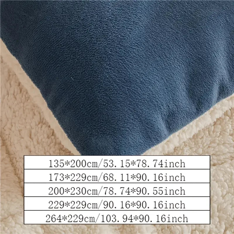 Warm Premium Flannel Fleece Comforter – Soft & Cozy for Fall and Winter