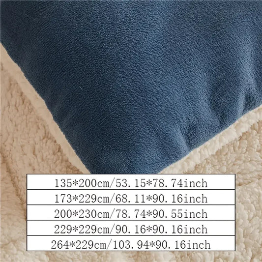 Warm Premium Flannel Fleece Comforter – Soft & Cozy for Fall and Winter