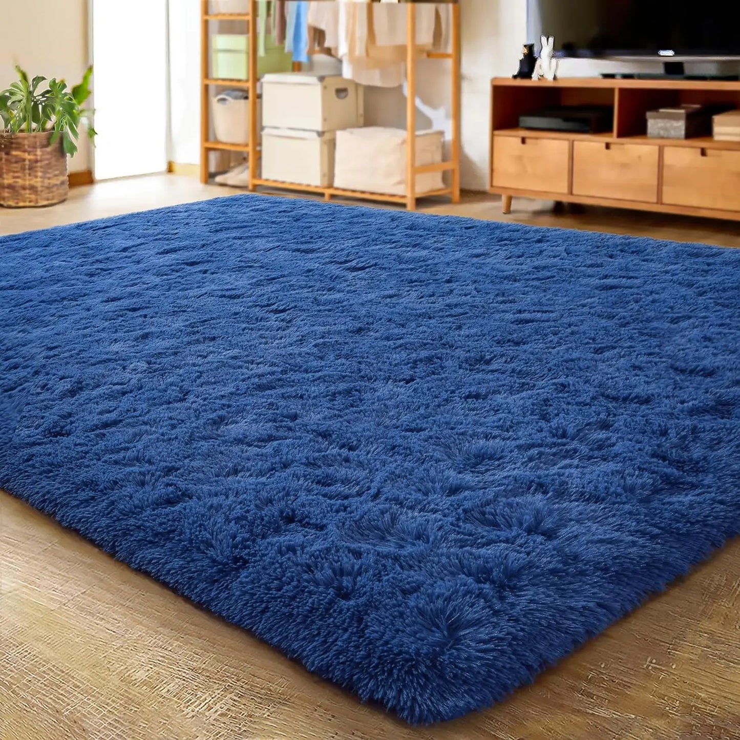 Fluffy Indoor Rug – Plush Soft Carpet, Non-Slip Durable Area Rug