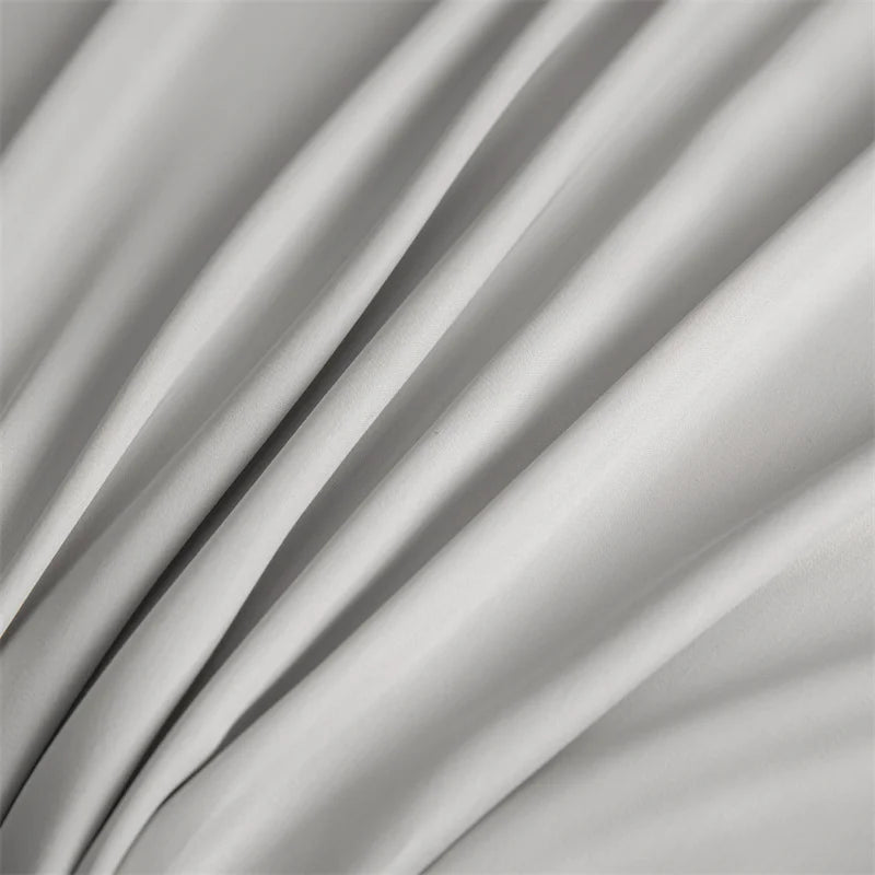 Luxury 100% Bamboo Fiber Bed Sheet | Ultra Soft Cooling Flat Sheet & Pillowcases | Breathable Silky Bedding