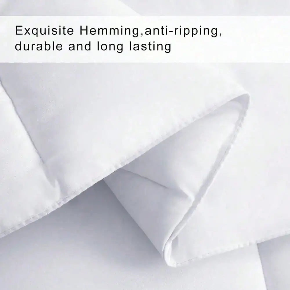 All-Season Fluffy Down Alternative Comforter Quilted Luxury Hotel-Style Duvet Insert