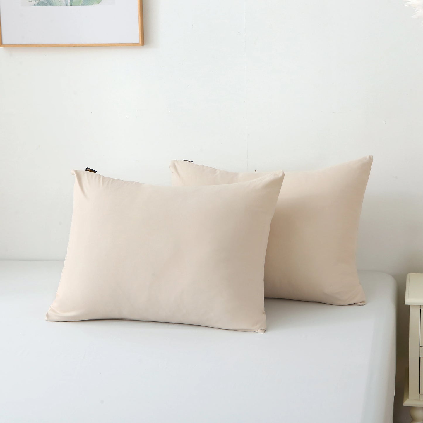 3-Piece Solid Color King Duvet Cover Set