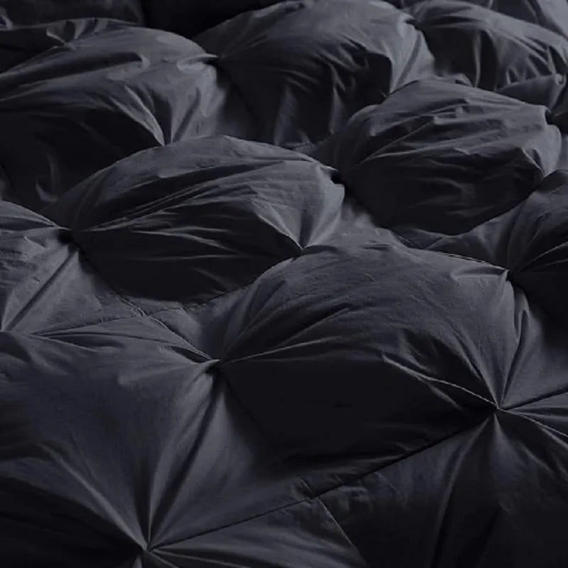 Luxury Goose Down Comforter – California King, All-Season with Pinch Pleats