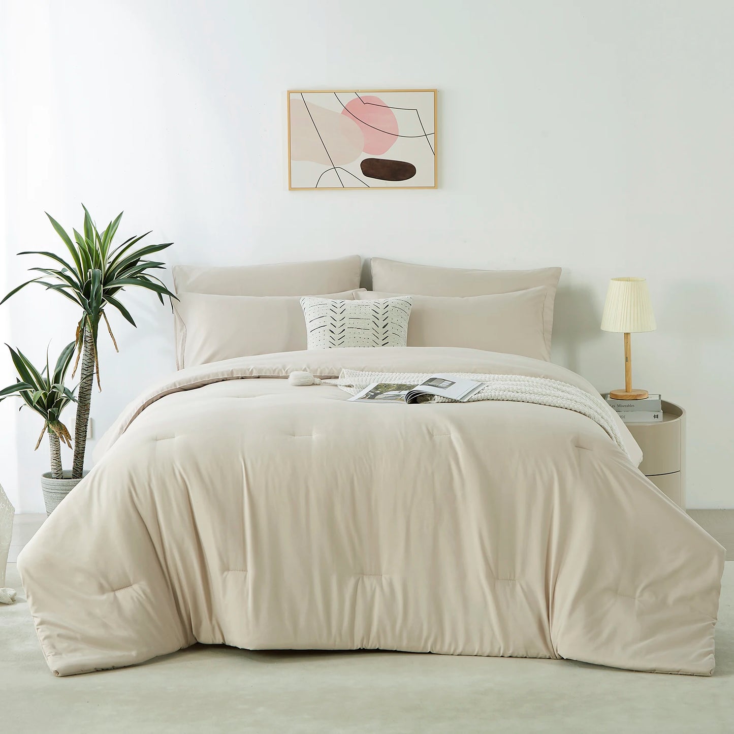 Soft Microfiber Comforter Set – Lightweight, Durable & Stylish Bedding for All Seasons