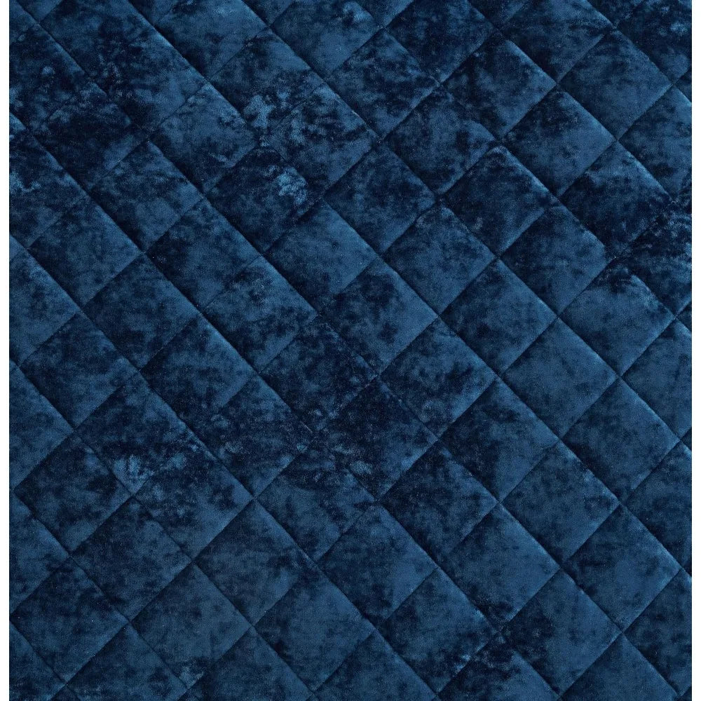 Luxurious Navy Blue Velvet Quilt Set – Plush, Lightweight & All-Season Comfort