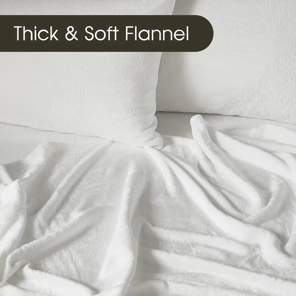 Luxury Velvet Sheet Set – Queen Size, Ultra-Soft Plush