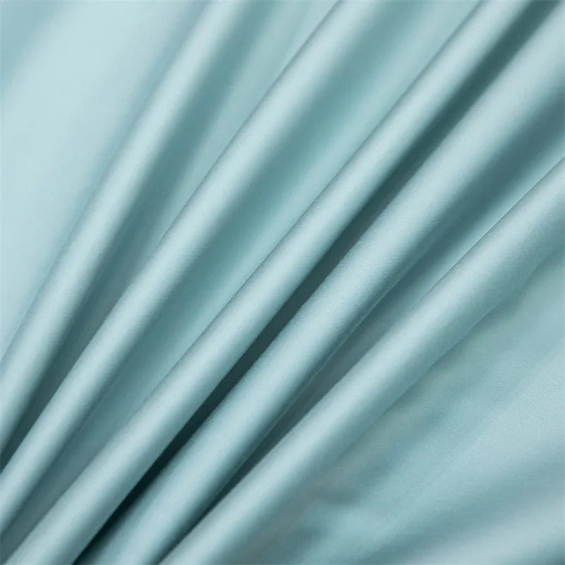 Luxury 100% Bamboo Fiber Bed Sheet | Ultra Soft Cooling Flat Sheet & Pillowcases | Breathable Silky Bedding