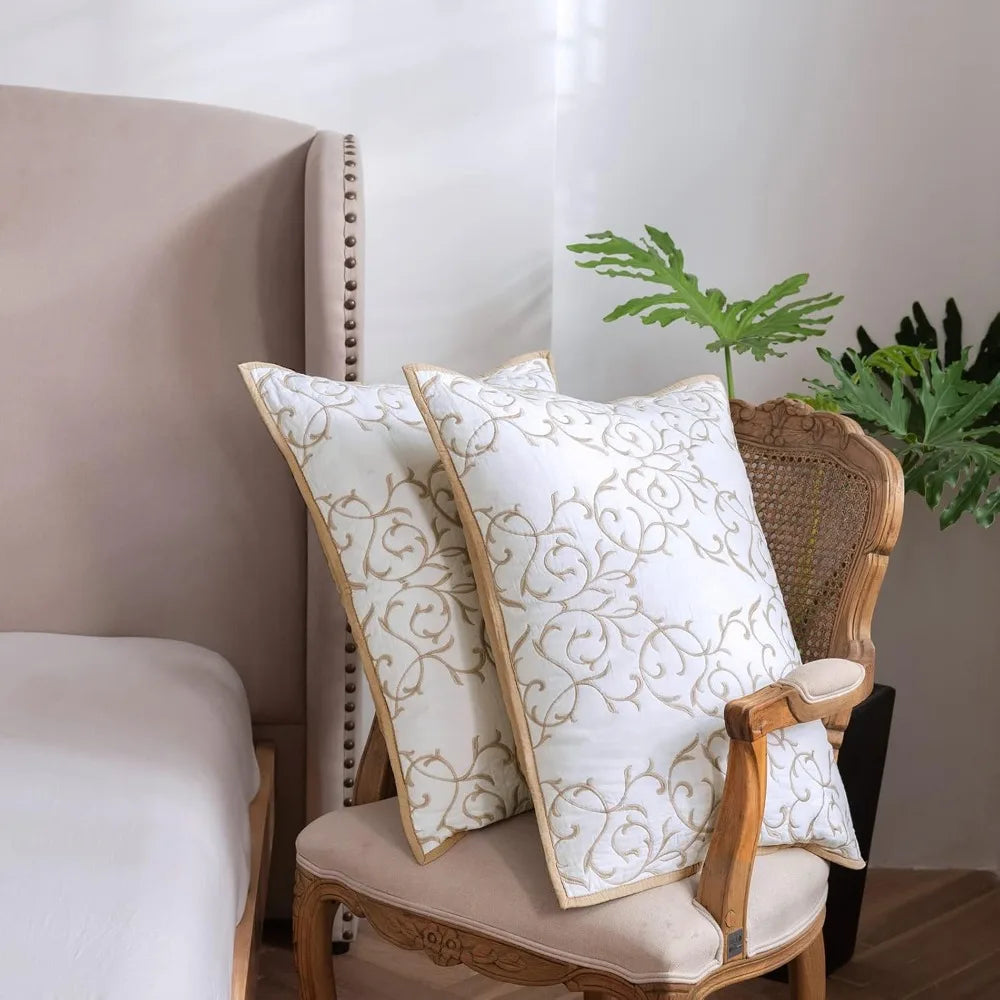 King-Size Cotton Quilt Set – 3-Piece with Pillow Shams