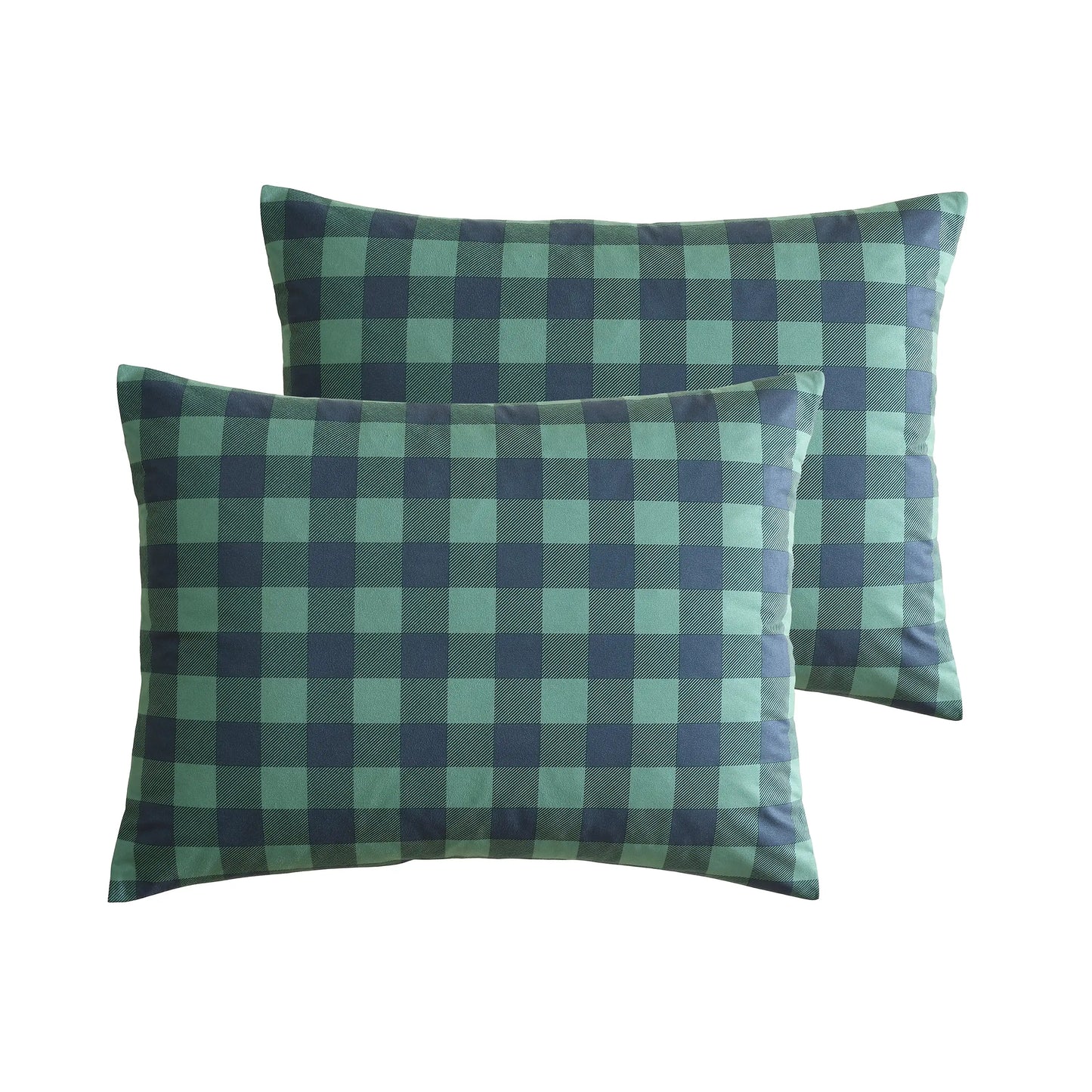 3-Piece Checkered Comforter Set – Soft Bedding