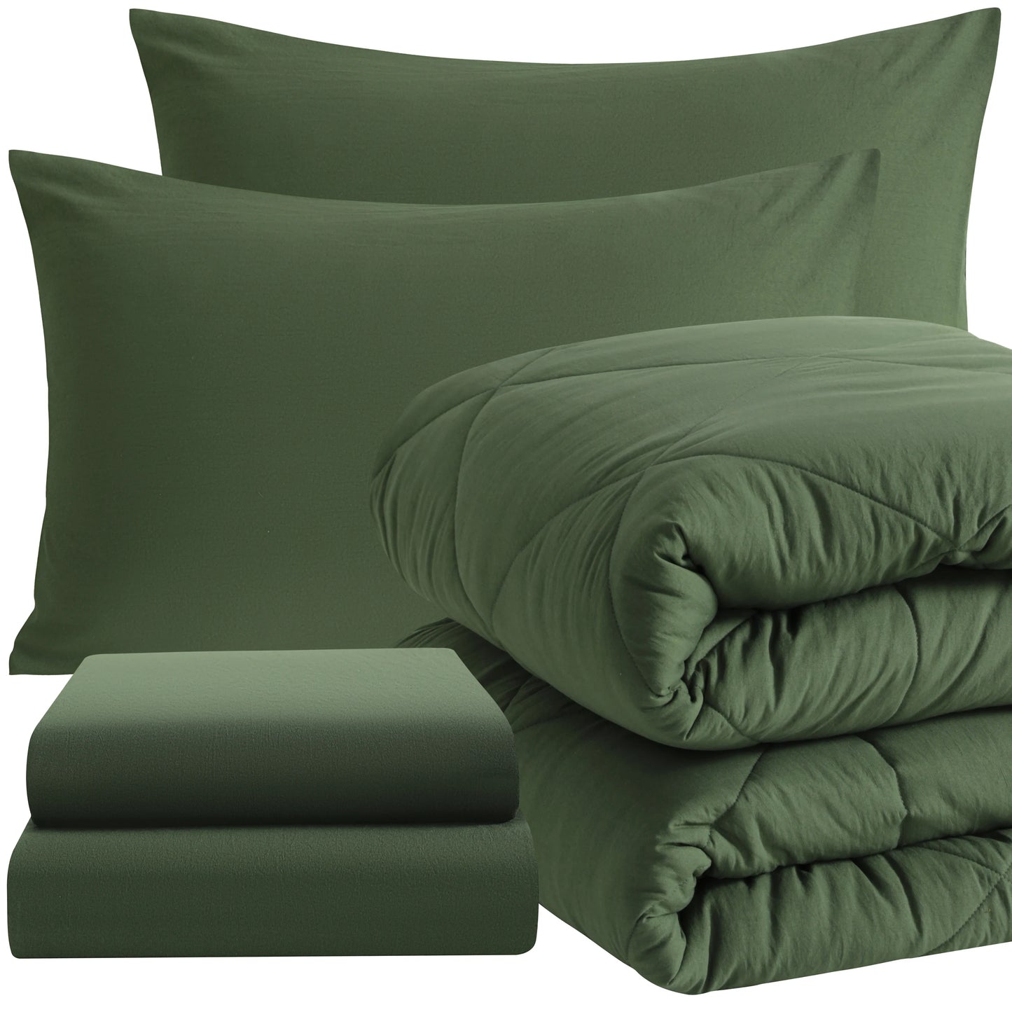 5-Piece Brushed Microfiber Comforter Set | Ultra Soft, Durable & Breathable Bedding Ensemble