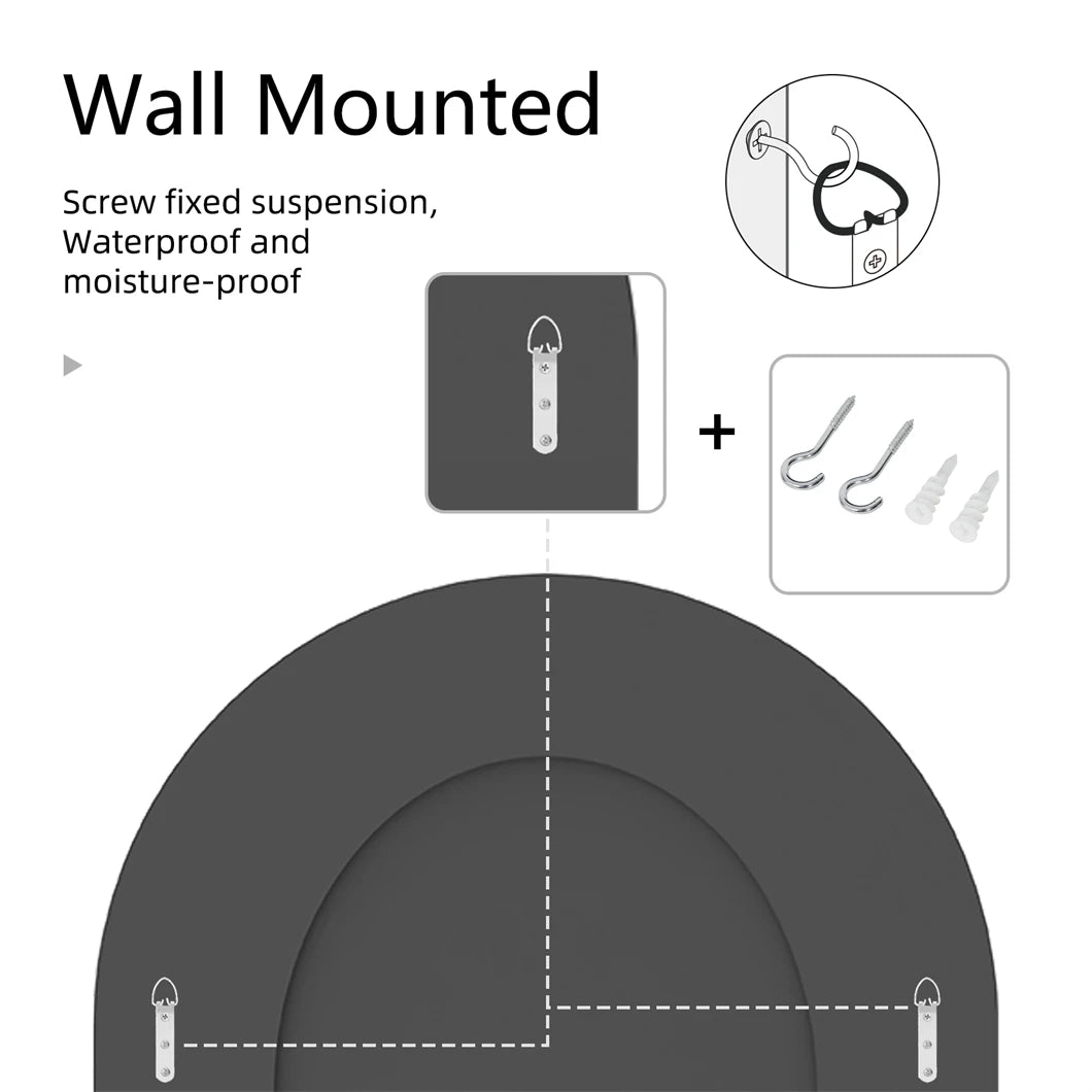 Large Crystal Diamond Wall Mirror – 23.6 x 35.4 in Silver Beveled Glass Mirror for Living Room, Bedroom, or Hallway
