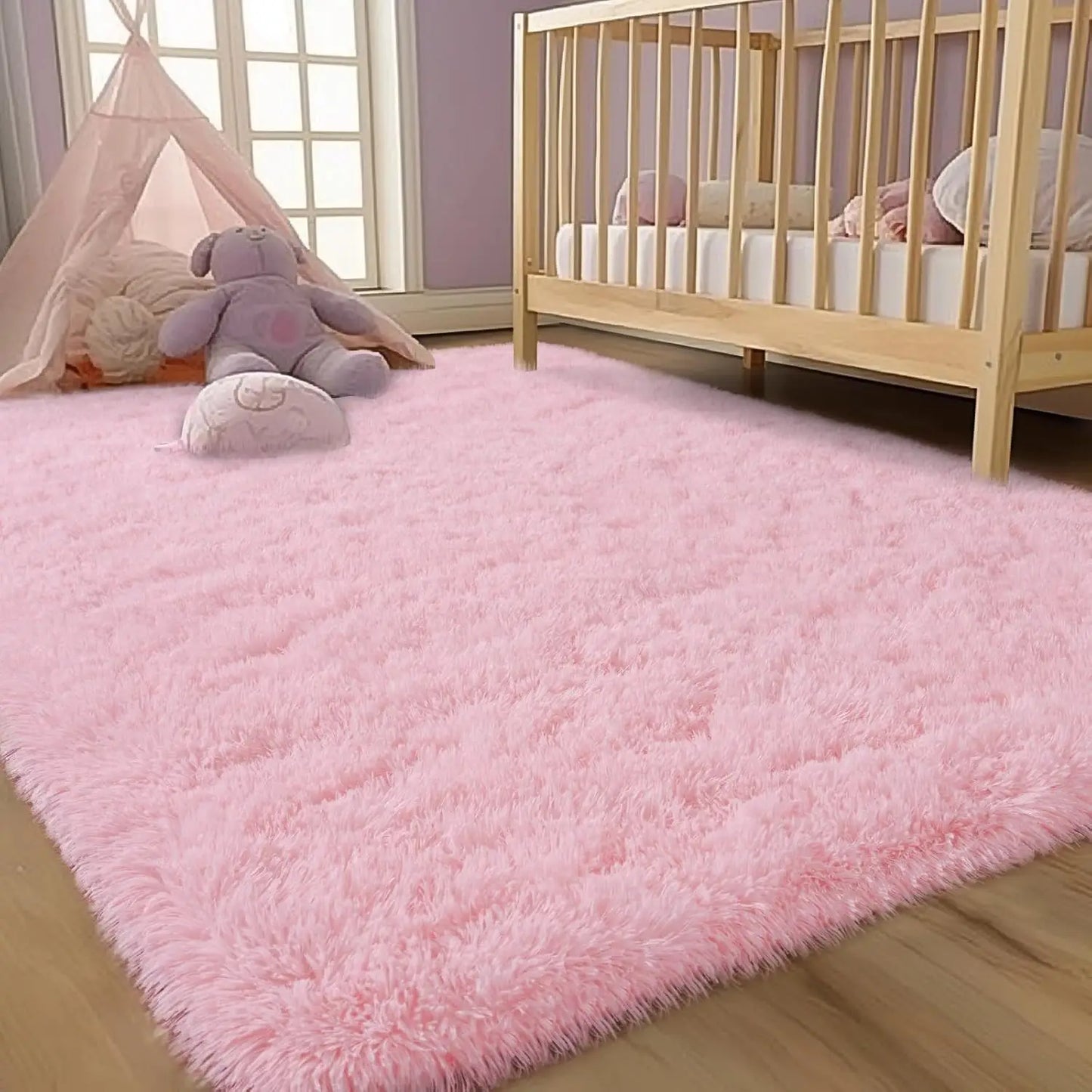 Fluffy Indoor Rug – Plush Soft Carpet, Non-Slip Durable Area Rug