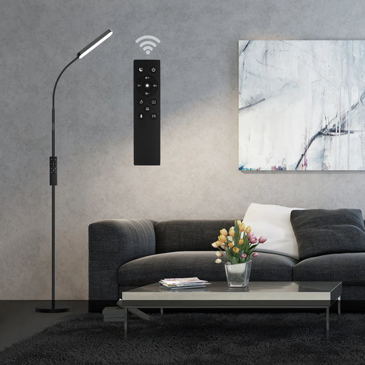 68.7" LED Standing Floor Lamp with Remote Control – Modern Dimmable Lighting
