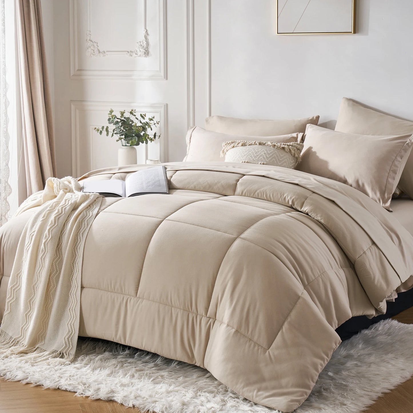 7-Piece Bed-in-a-Bag Comforter Set