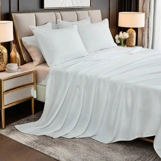 6-Piece Queen Sheet Set – Ultra-Soft, Wrinkle-Free Microfiber with Deep Pockets