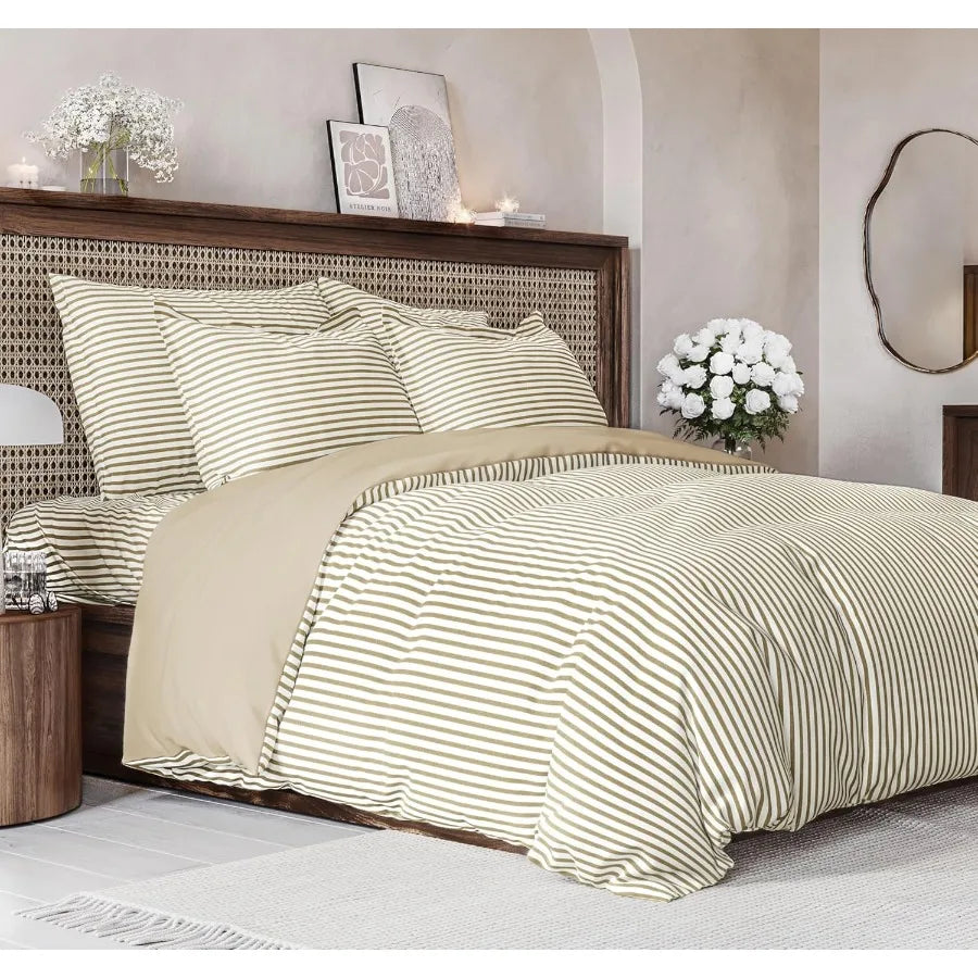 Queen Size Duvet Cover Set – Extra Soft, Comfortable, All-Season