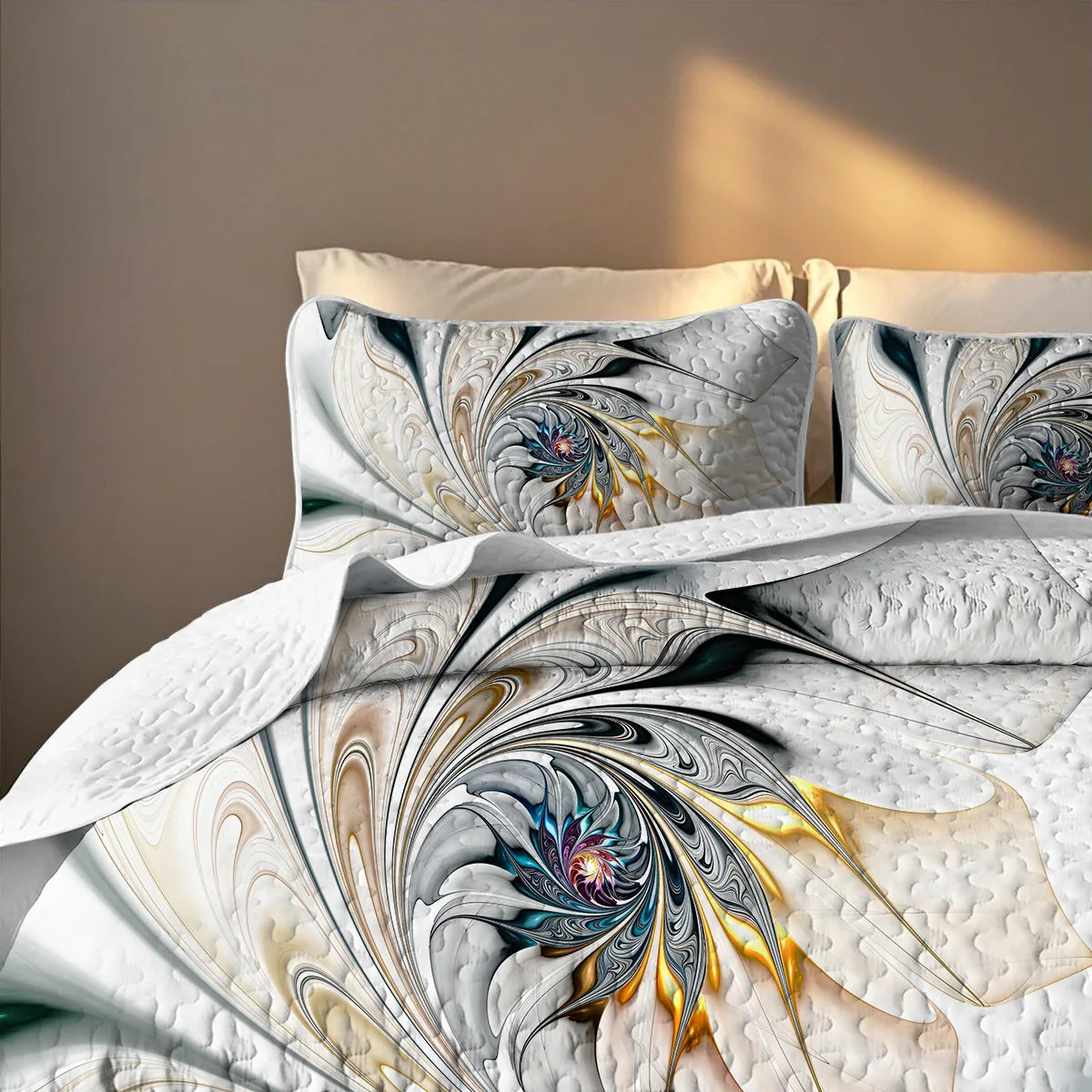 🐆 Luxury Animal Print Microfiber Quilt Set | Soft Lightweight Bedspread with Pillowcases | All-Season Bedding Comforter