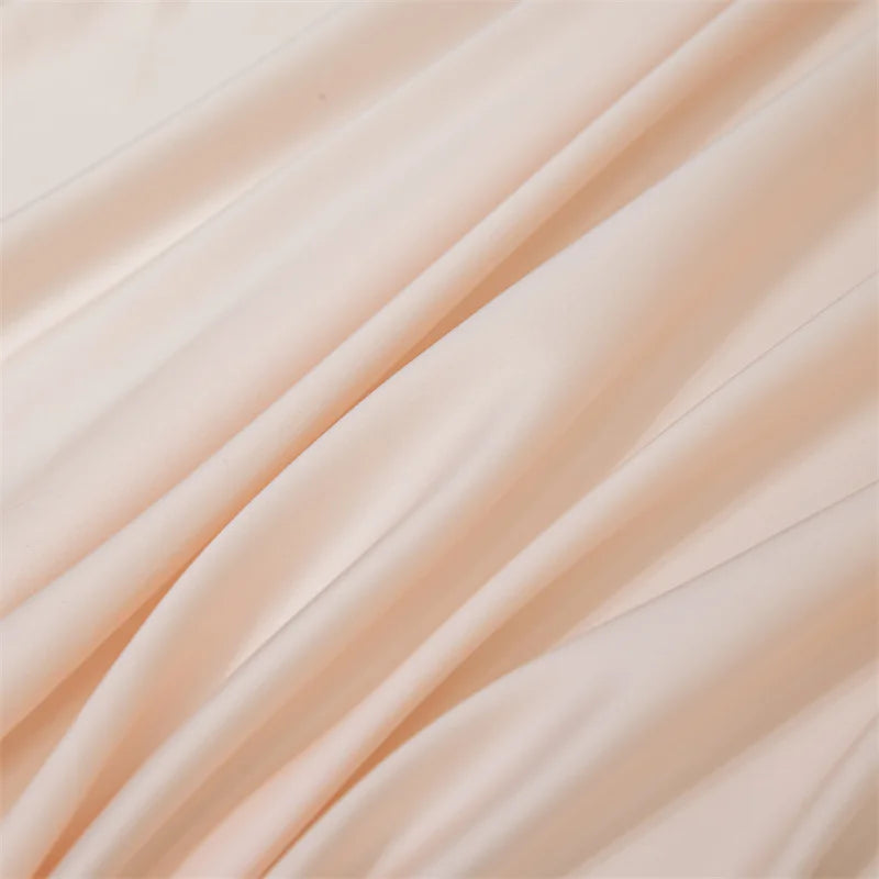 Luxury 100% Bamboo Fiber Bed Sheet | Ultra Soft Cooling Flat Sheet & Pillowcases | Breathable Silky Bedding