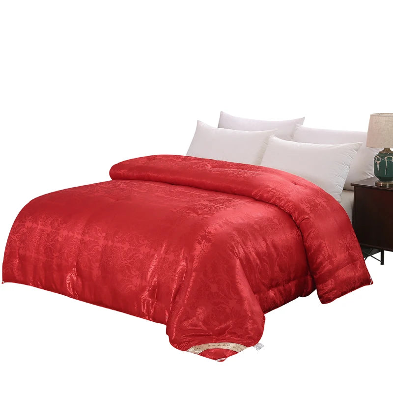 Mulberry Silk Comforter Duvet – Luxury Jacquard Quilt