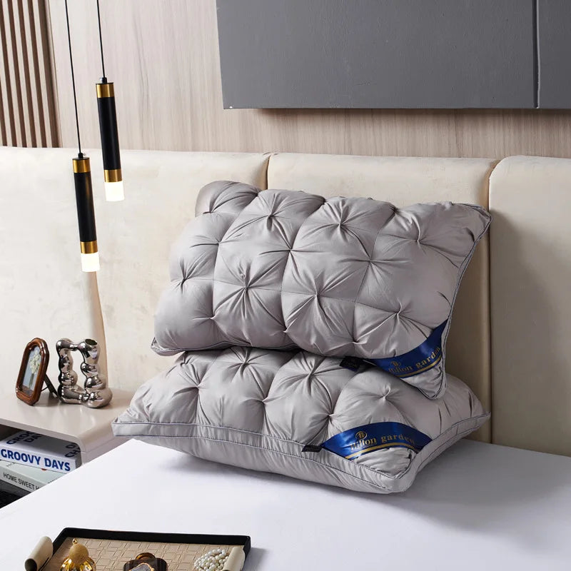 2-Piece Sleep Pillow Set – Soft, Supportive Bed Pillows for All Sleeping Positions