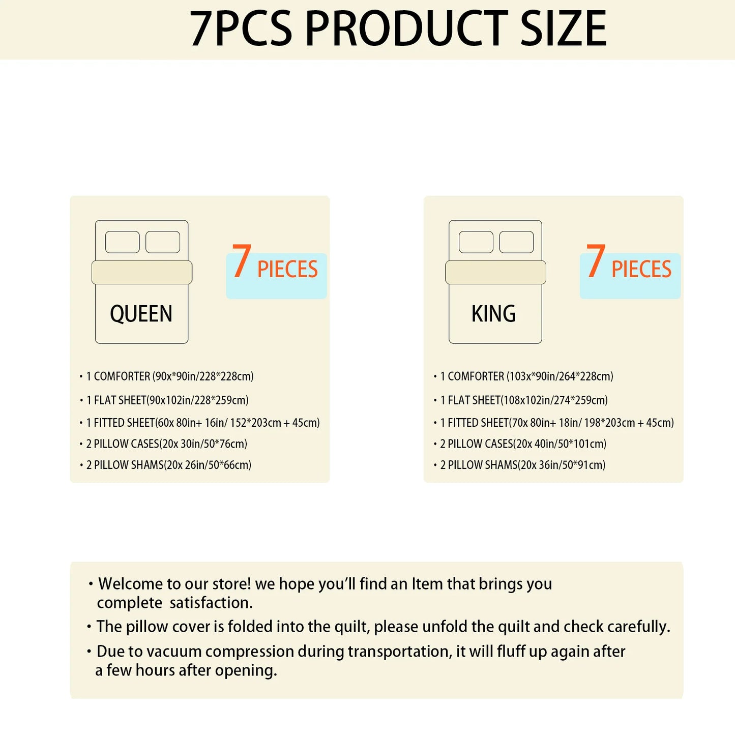 7-Piece Floral Print Comforter Set – Soft, Cozy & Elegant Bedding