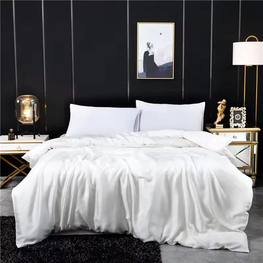 100% Lyocell Silk Duvet Cover – Ultra-Soft, Breathable & Luxurious Bedding