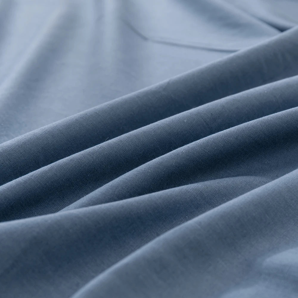 Simple & Opulence 4-Piece Linen Cotton Sheet Set – Breathable, Soft & Naturally Luxurious Bedding