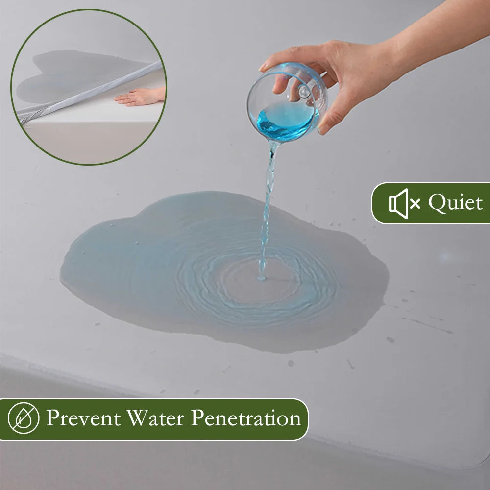 Waterproof Mattress Protector – Soft, Breathable & Silent Fitted Sheet Design (No Pillowcase)