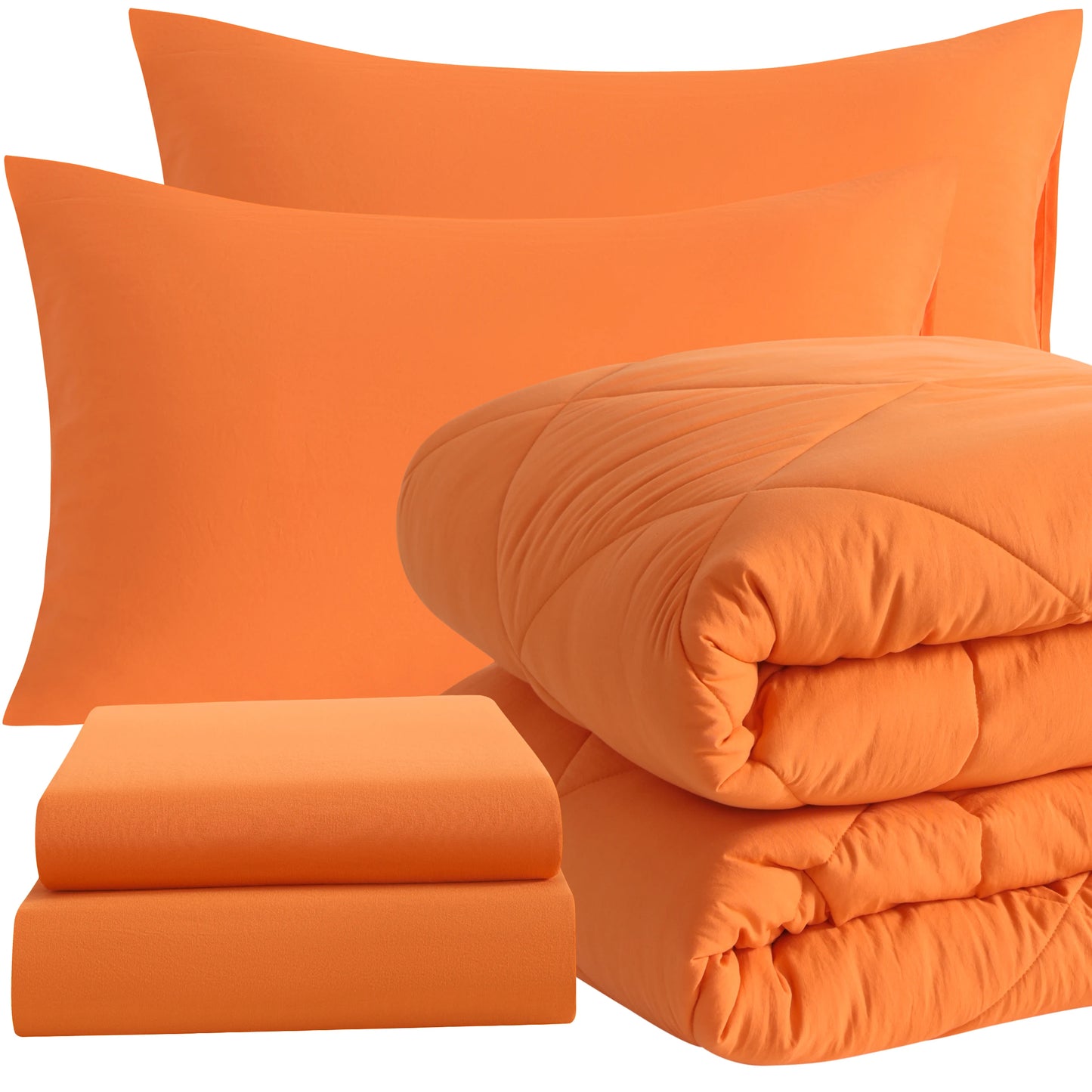 5-Piece Brushed Microfiber Comforter Set | Ultra Soft, Durable & Breathable Bedding Ensemble