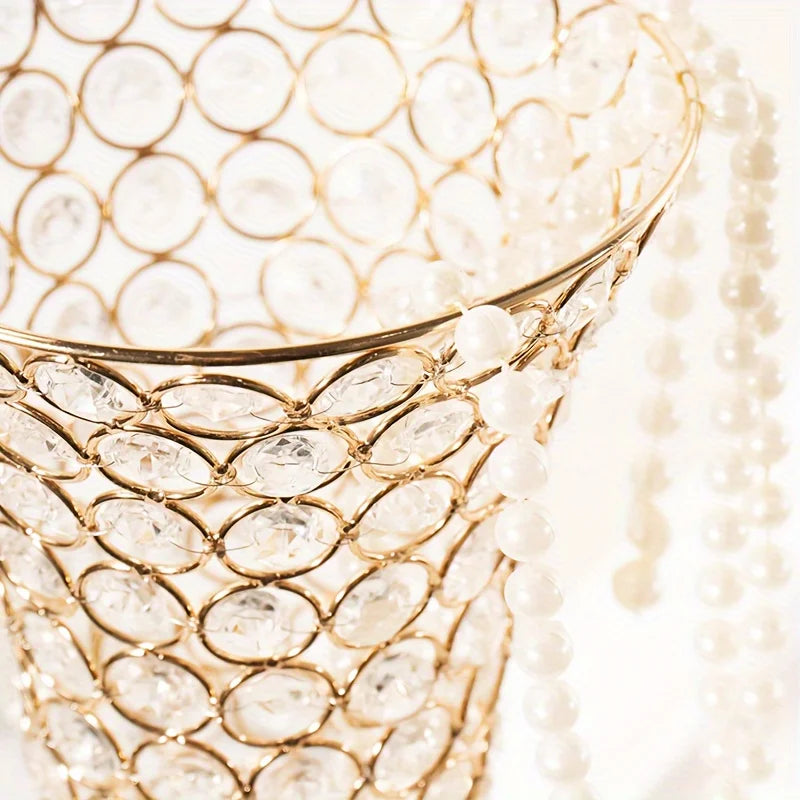 20-Inch Crystal Centerpiece Vases – Elegant Decorative Set for Tables & Events