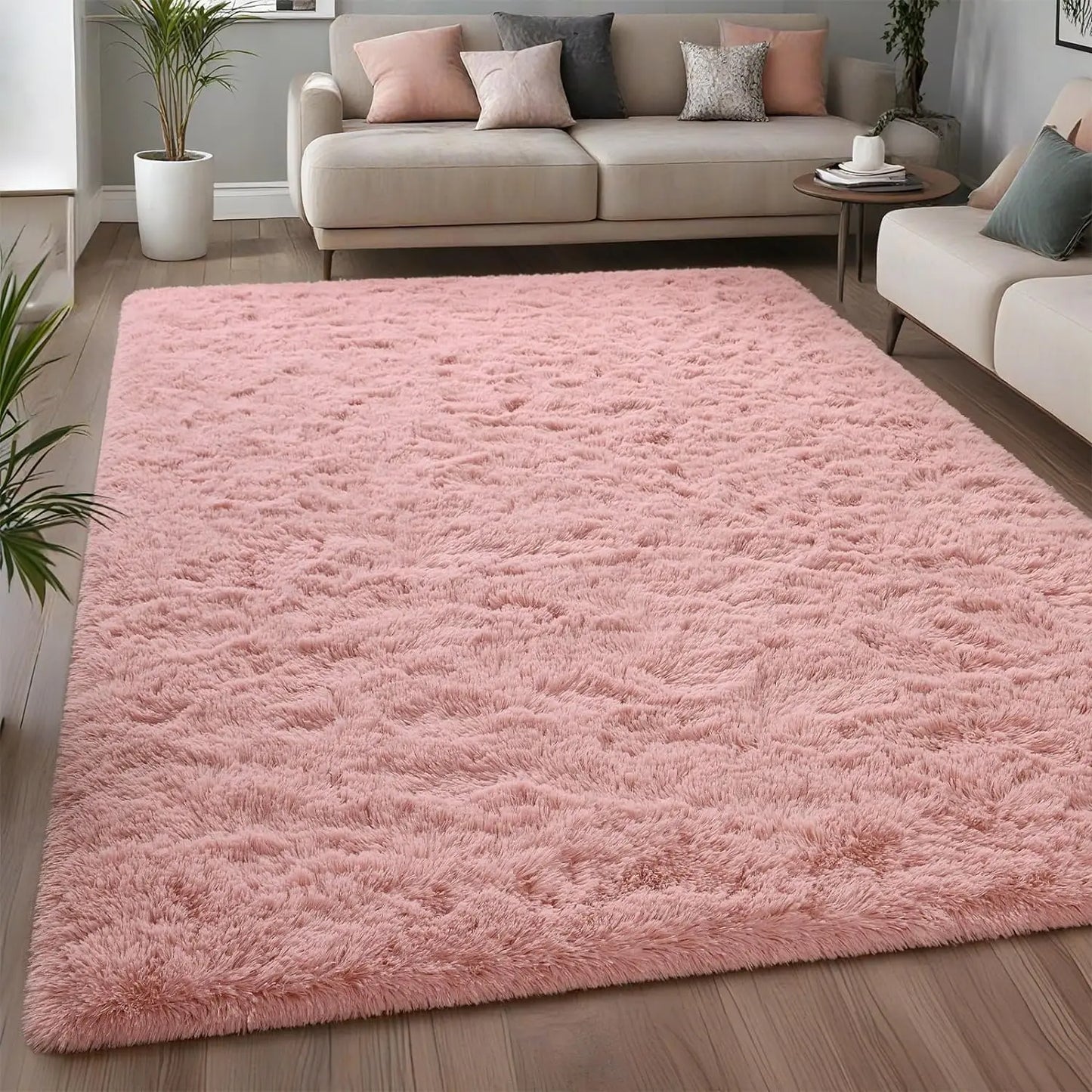 Fluffy Indoor Rug – Plush Soft Carpet, Non-Slip Durable Area Rug