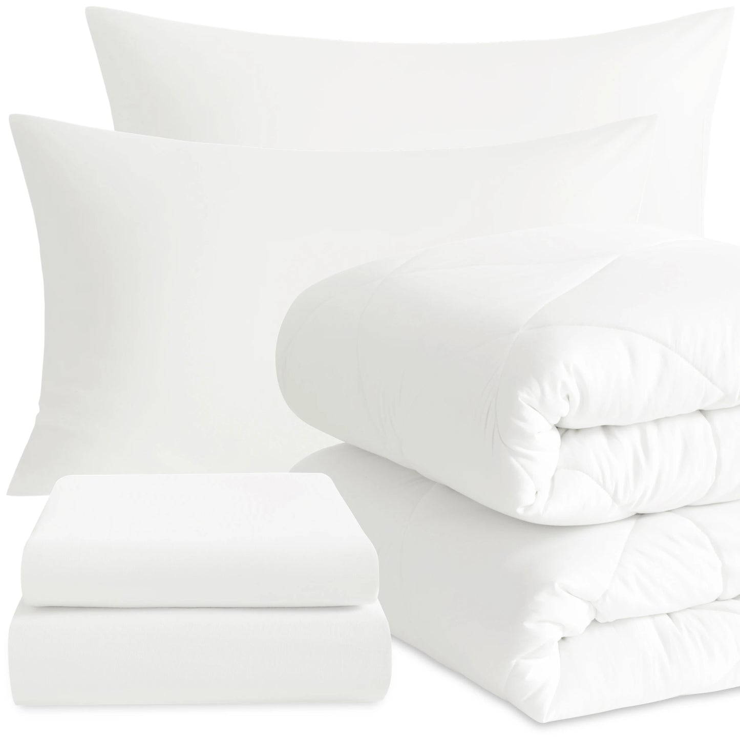 5-Piece Brushed Microfiber Comforter Set | Ultra Soft, Durable & Breathable Bedding Ensemble