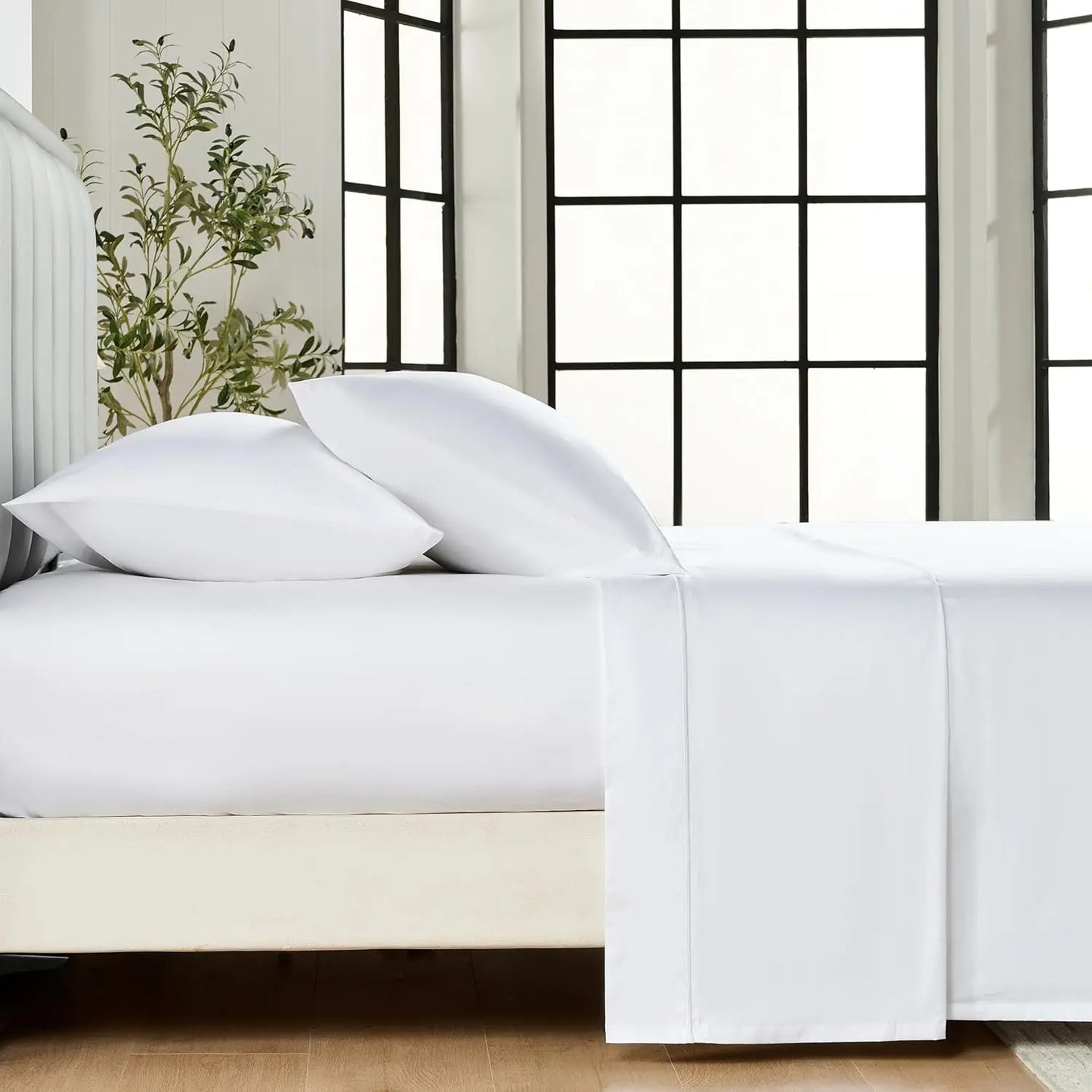 Simple & Opulence 100% Egyptian Cotton 4-Piece Sheet Set