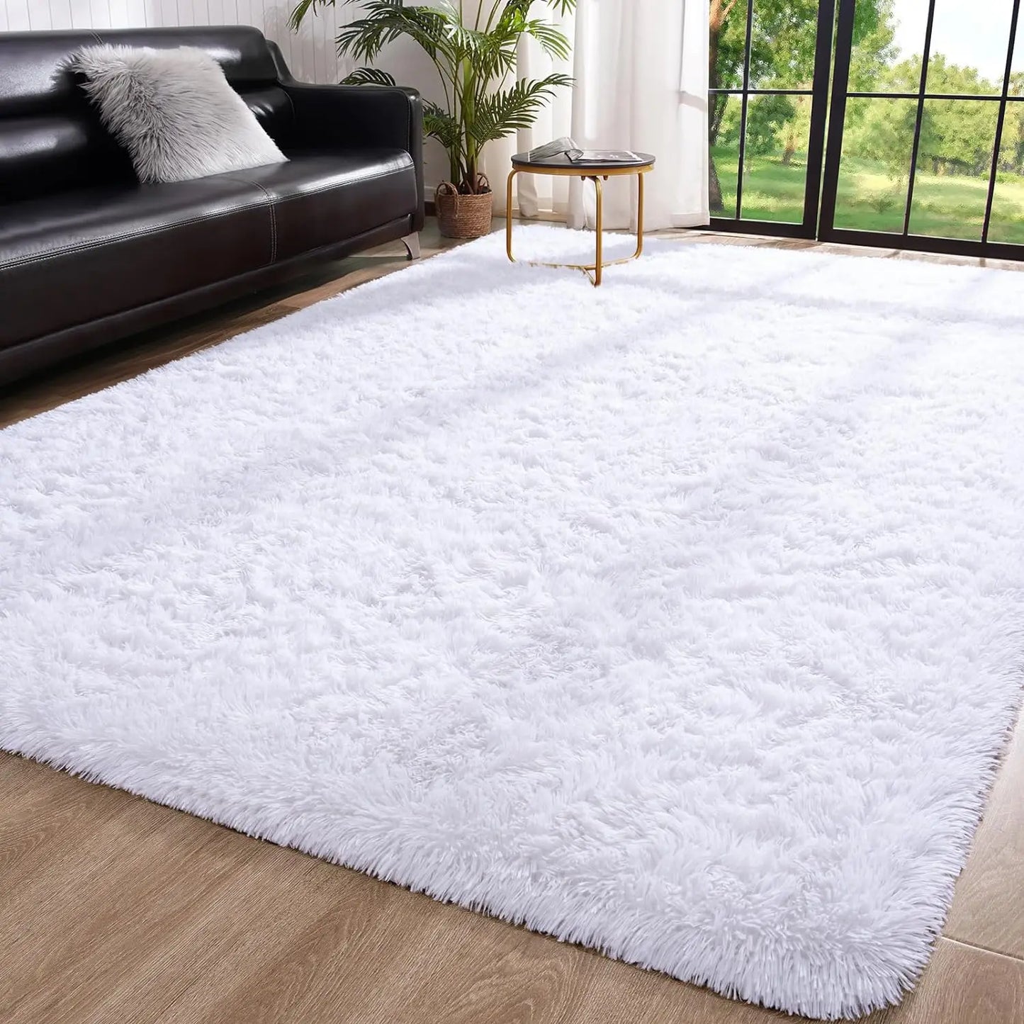 Fluffy Indoor Rug – Plush Soft Carpet, Non-Slip Durable Area Rug