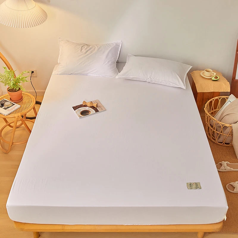 Luxury Egyptian Cotton Fitted Bed Sheet – Soft, Breathable & Elastic Mattress Cover