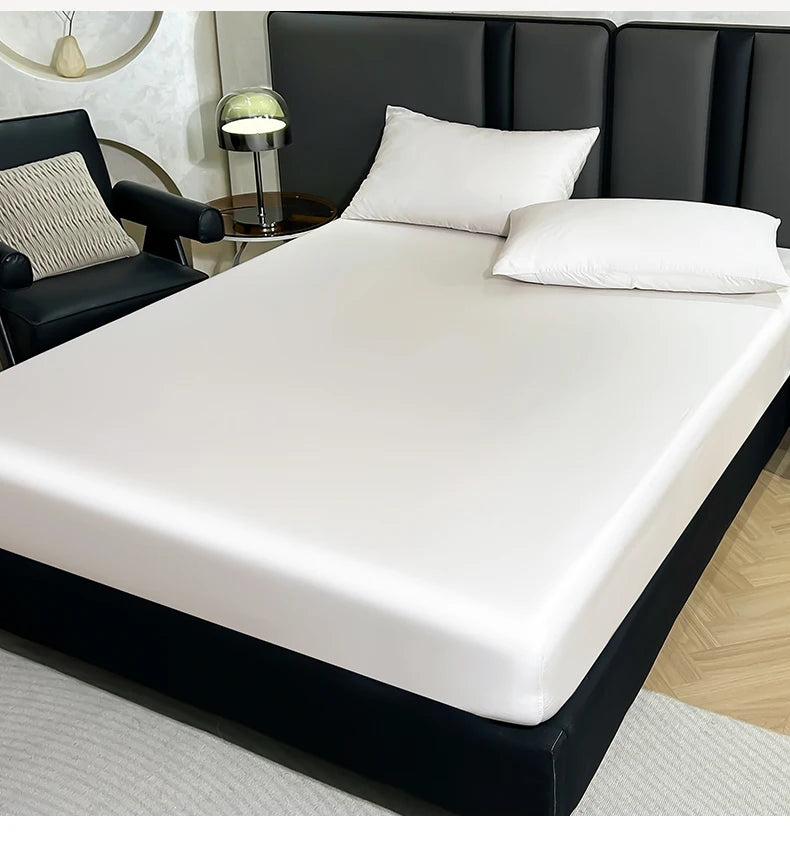 4-Piece Silky Eucalyptus Lyocell Sheet Set | Cooling, Breathable & Skin-Friendly Bedding