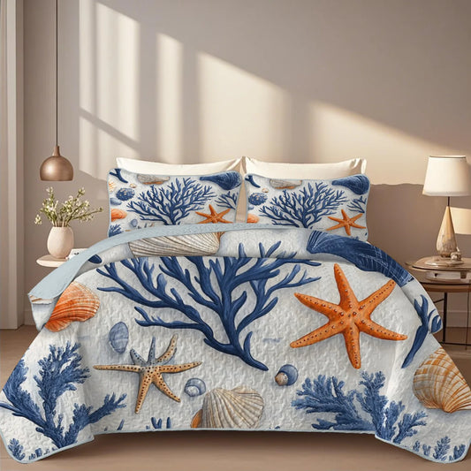Luxury Printed Microfiber Quilt Set – Soft, Durable & Lightweight Bedding for All Seasons