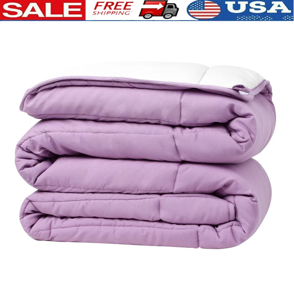 Lightweight Down Comforter Twin Size – Soft, Breathable & All-Season Warmth
