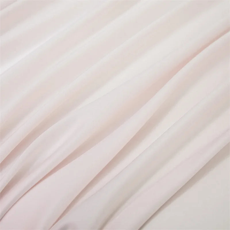 Luxury 100% Bamboo Fiber Bed Sheet | Ultra Soft Cooling Flat Sheet & Pillowcases | Breathable Silky Bedding