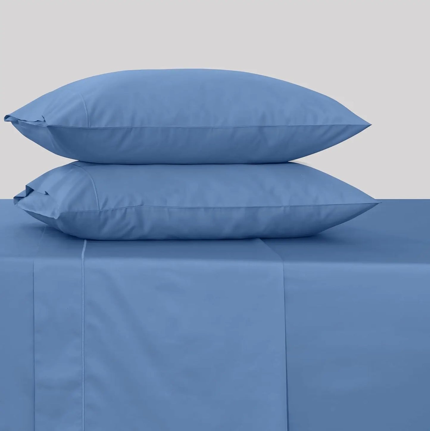 Feather Stitch 500 TC Queen Cotton Sheet Set – 4 Pieces, Deep Pocket