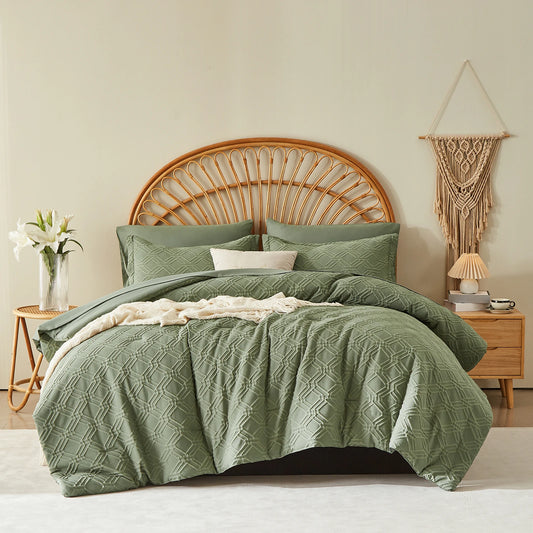7-Piece Embossed Comforter Set – Super Soft, Breathable & All-Season Luxury Bedding
