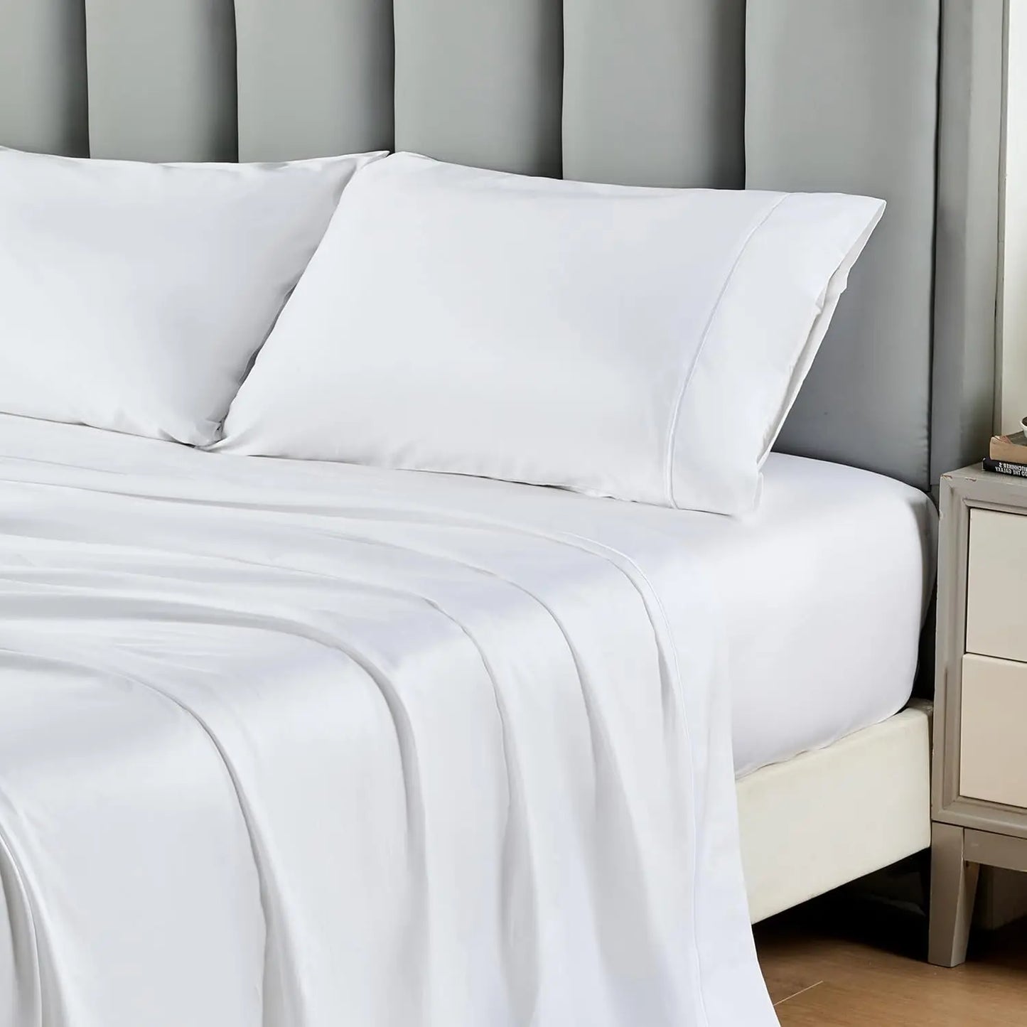 Simple & Opulence 100% Egyptian Cotton 4-Piece Sheet Set