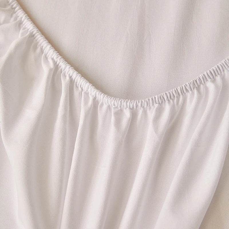 Luxury Egyptian Cotton Fitted Bed Sheet – Soft, Breathable & Elastic Mattress Cover