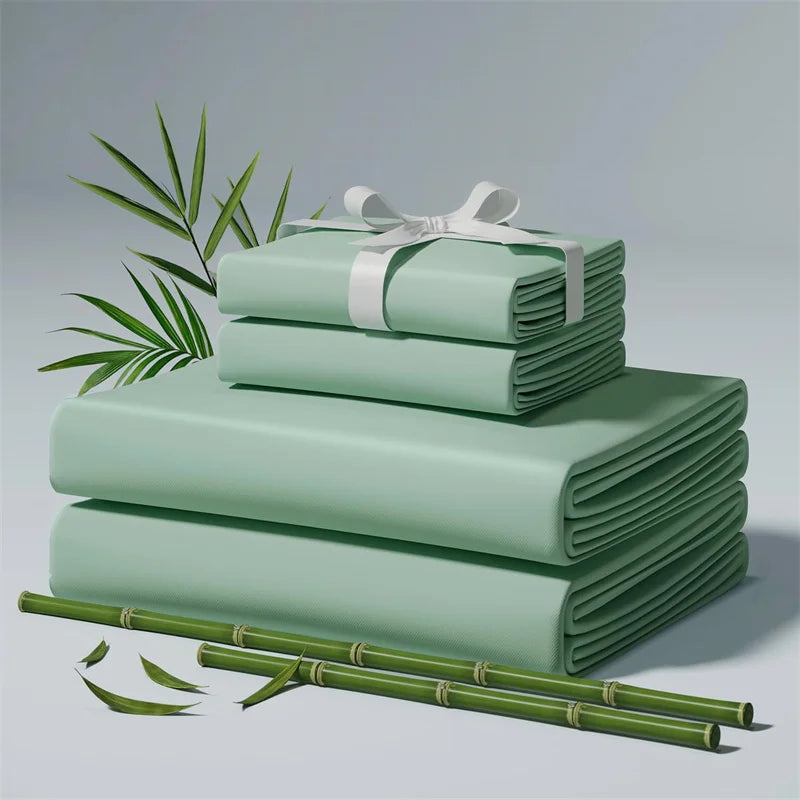 Organic Bamboo Sheet Set – 100% Bamboo, Silky Soft Luxury Bedding