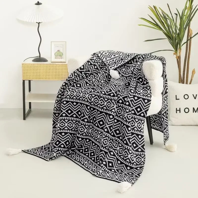 Bohemian Blanket – Soft Knit Summer Throw