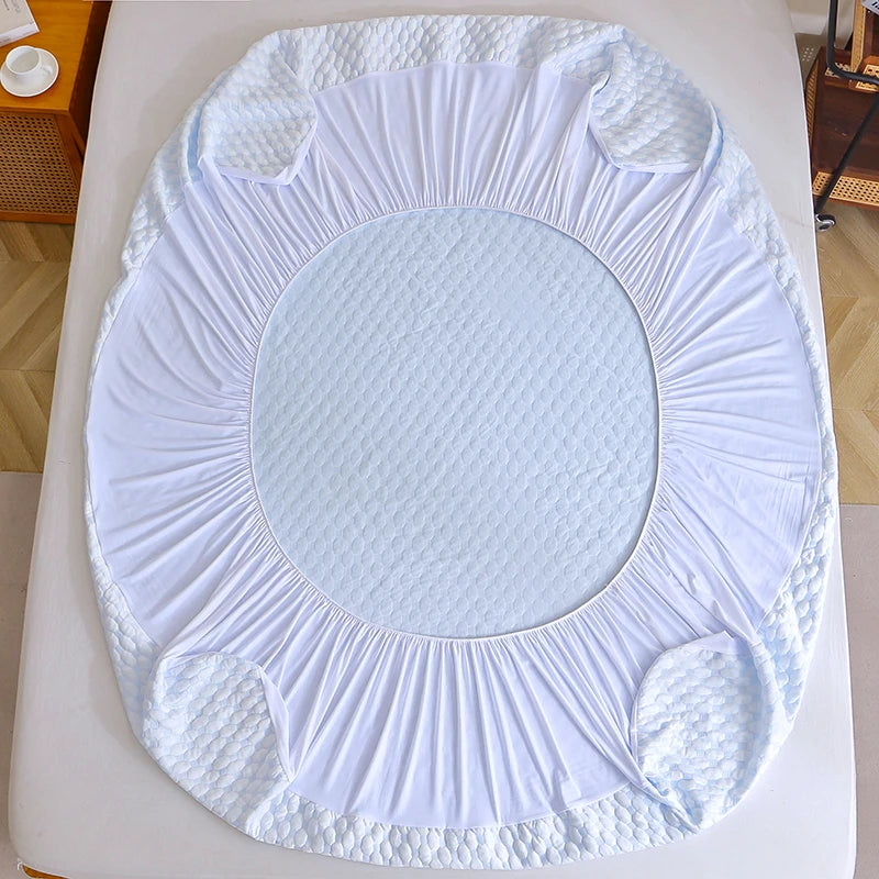 Cooling Mattress Topper & Pillowcase Set – Twin, Full, Queen & King, Summer Bedding