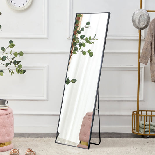 Generation 4 Aluminum Alloy Full Body Mirror – Wall Mounted & Floor Standing
