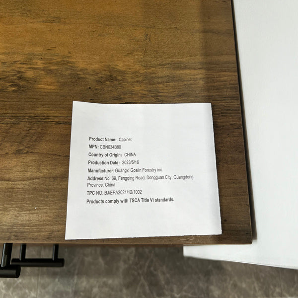 Wooden 6-Drawer Dresser – Stylish Storage Chest & Locker