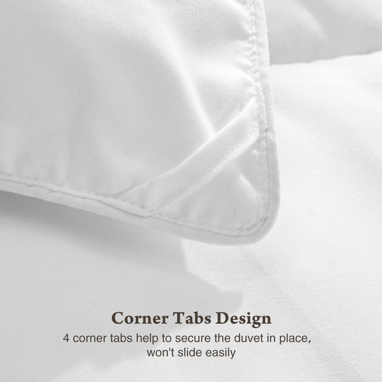 All-Season Down Comforter – Lightweight, Warm & Breathable Duvet Insert