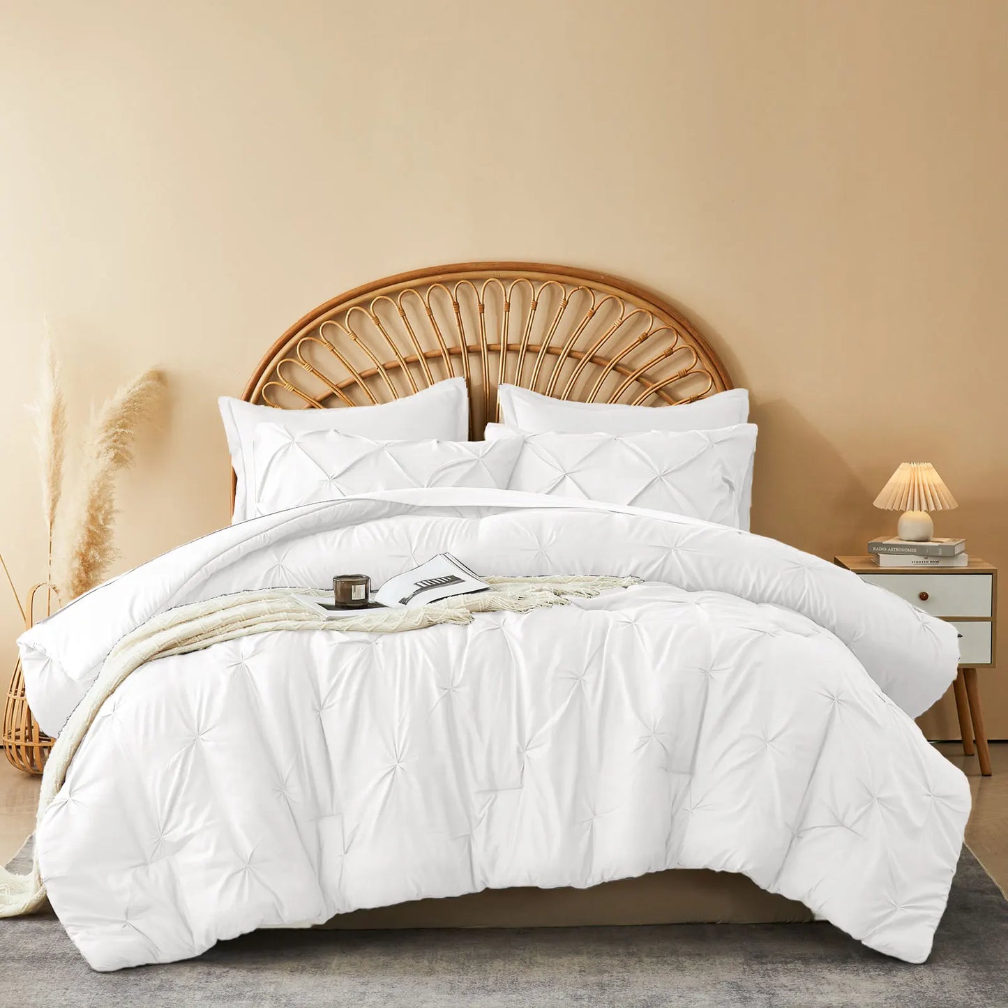 5/7-Piece Comforter Set – Queen “Bed-in-a-Bag” with Sheets & Pillowcases
